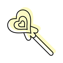 Lollipop  color shadow thinline icon , vector, pixel perfect, illustrator file 
