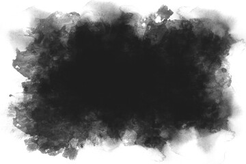 black ink splat frame