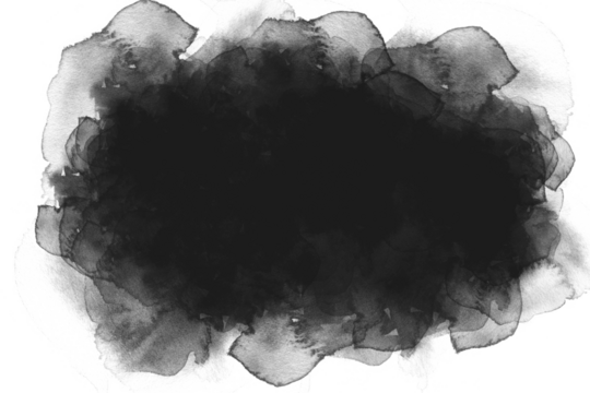 black ink splat frame