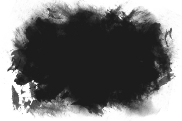 black ink splat frame
