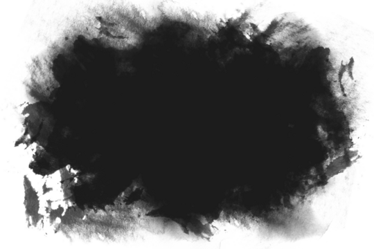 black ink splat frame