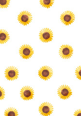 ひまわりのパターン