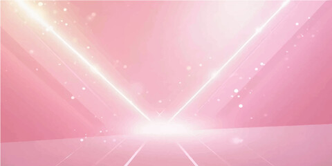 Bright pink shiny star magic wave abstract background illustration wallpaper © PS  GALLERY 