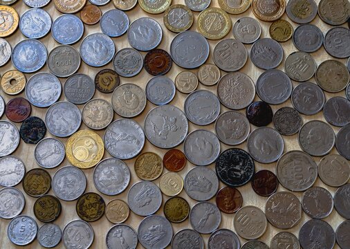 pile of coins
