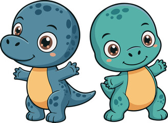 cartoon, vector, animal, illustration Print