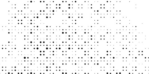 Dotted gradient halftone background. Horizontal seamless dots pattern in pop art style. Abstract modern stylish texture. modern dot background