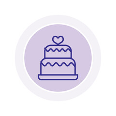 Wedding Cake vector, pixel perfect, illustrator file 
