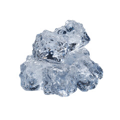 Obraz premium ice cubes isolated on white