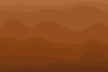 A harmonious abstract background features undulating layers of rich brown and earthy tones, creating a smooth, organic, and visually appealing texture.