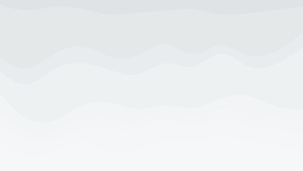 Obraz premium A serene and minimalist abstract background featuring soft, undulating waves of light gray and white, creating a tranquil and clean visual texture.