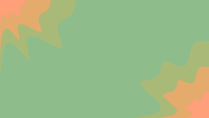 A serene and modern abstract background featuring soft, flowing organic shapes in muted green and warm peach tones, perfect for digital designs.