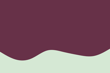 A modern abstract background with a flowing, undulating wave separating a deep plum purple top from a soft pastel green bottom, creating a sleek, versatile design.