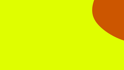 A vibrant and minimalist abstract composition featuring a bright yellow background contrasted by a warm, partial orange circle, evoking feelings of energy and simplicity.