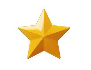 Golden star graphic, sharp edges