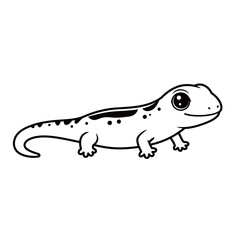 silhouette of a gecko with a white background