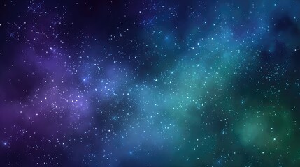 Naklejka premium Sparkling green abstract watercolor space background