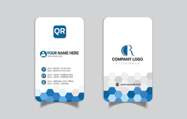 Premium Vertical Business Card Design
