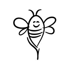 Hand drawn insect doodle 