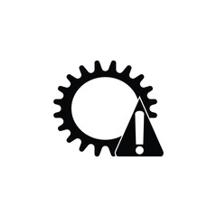 risk management icon vector analysis symbol