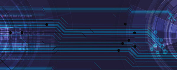 Modern abstract high technology and science wireframe background