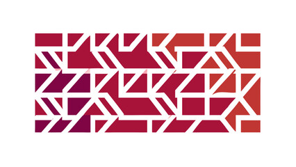 Fototapeta premium Abstract Mosaic Square Vector Pattern SVG Icon