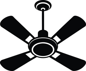 Obraz premium electric fan vector illustration icon
