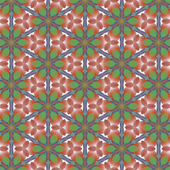 Ornamental Vector Background – Intricate Symmetrical Design for Digital and Print