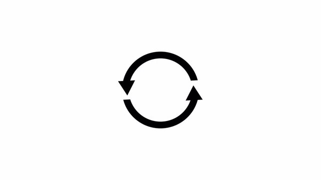 Circle loading animation with transparent background, Circle loading  icon, circle loading with alpha channel in 4k.