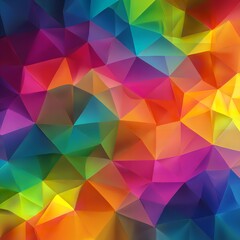Fototapeta premium Abstract colorful geometric triangle background pattern design vector illustration art wallpaper texture