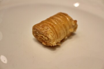 Byzantine dessert: baklava finger in Doha, Qatar