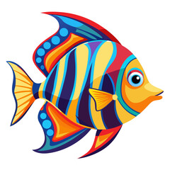 Fototapeta premium fish on a white background