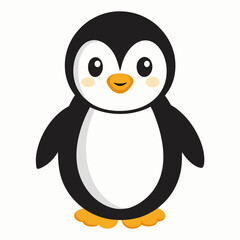 penguin on a white background