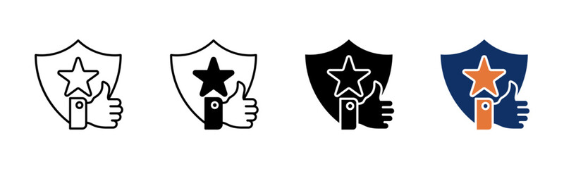 Reliable icon sheet multiple style collection