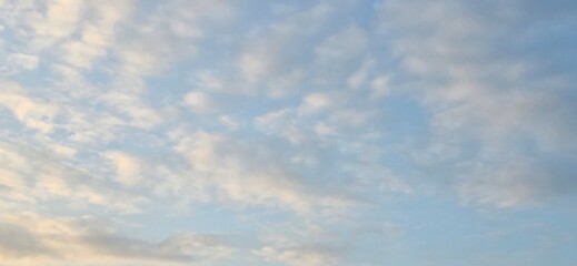 blue sky with clouds