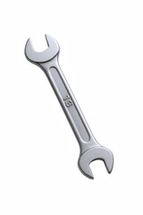 Single Combination Wrench with Number 13 Engraved, Isolated on Black for Professional Use