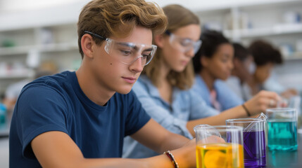 Engaging Teen Chemistry Experiment at Summer Science Camp