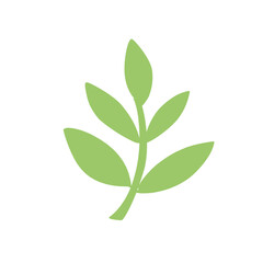 natural green leaf vector