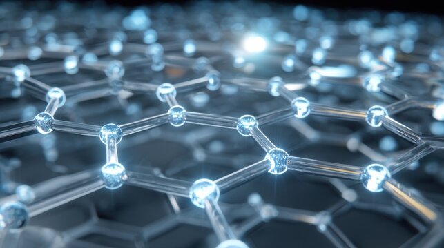 molecular structure abstract background