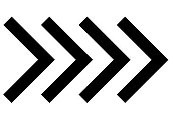 Pfeil Banner in schwarz zeigt Richtung nach rechts