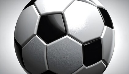 Obraz premium Soccer ball, black and white