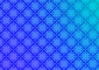 Presentation pattern gradient square blue background