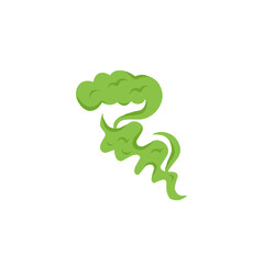 toxic comic smoke vector illustration