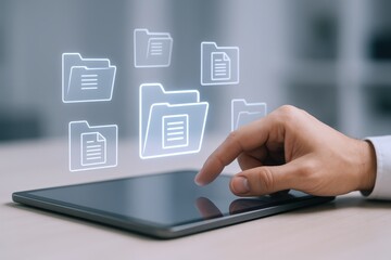 Digital Document Management with Tablet: Organize Files and Streamline Workflow for Enhanced Productivity