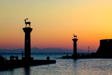 Rhodes Harbor Entrance 1