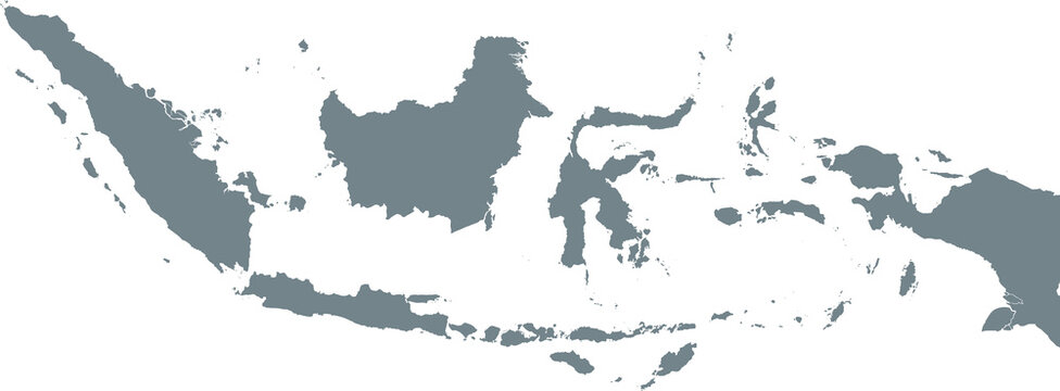 Indonesia map. Map of Indonesia with provinces. Map of indonesia with separated regions. professional map of Indonesia. perfect for infographic elements, website icons, and national branding projects.