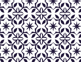 Midnight Blossom Trellis pattern