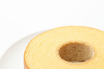 バウムクーヘン　白バック