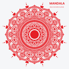 Ornamental Mandala Frame – Henna and Mehndi Style