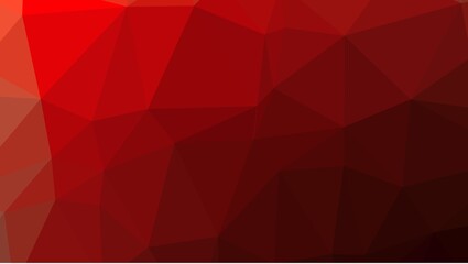 A geometric red background with triangles and varying shades of red creating a polygonal design...
