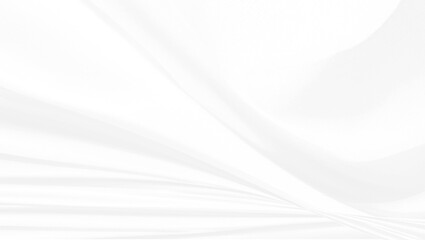 A soft white fabric backdrop with gentle folds creating a smooth and elegant abstract background look